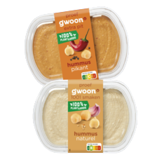 g'woon hummus naturel of pikant